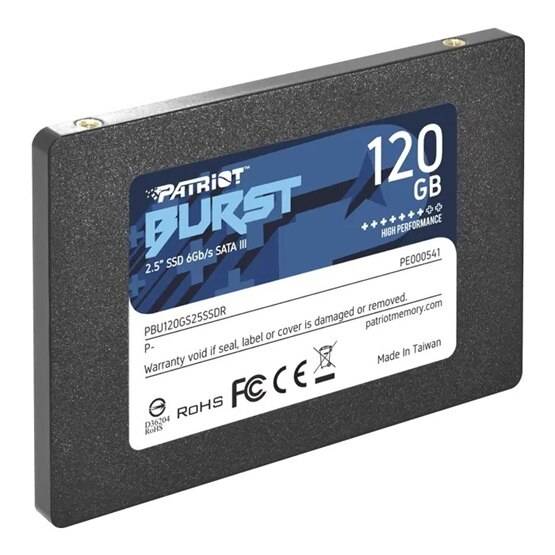 Ssd накопитель patriot burst elite pbe120gs25ssdr 120гб обзор